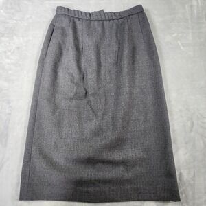 Pendleton Gray Pencil Skirt